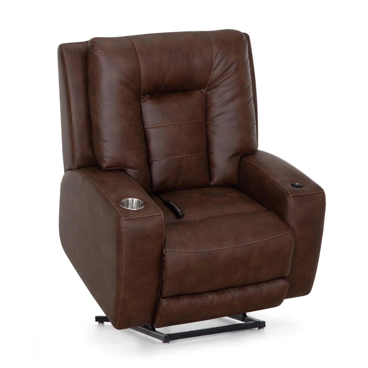 46038b11c43fc3c00da409a86ad111f1 4475 Brooks Power Lift Recliner W/ Power Headrest/air Massage/attachable Swivel Table/side Arm Storage/cupholders/usb-c/holds Up To 500 Lbs. 4475 - Image 1