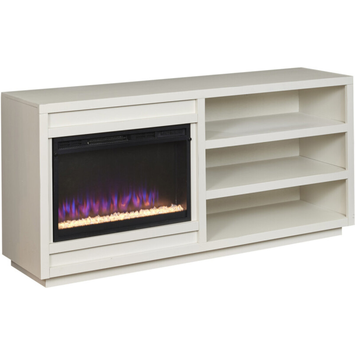 4df05ed15996cee6219f7760ae5fc312 Perry 65" Fireplace Console MAA1942-MBL - Image 1