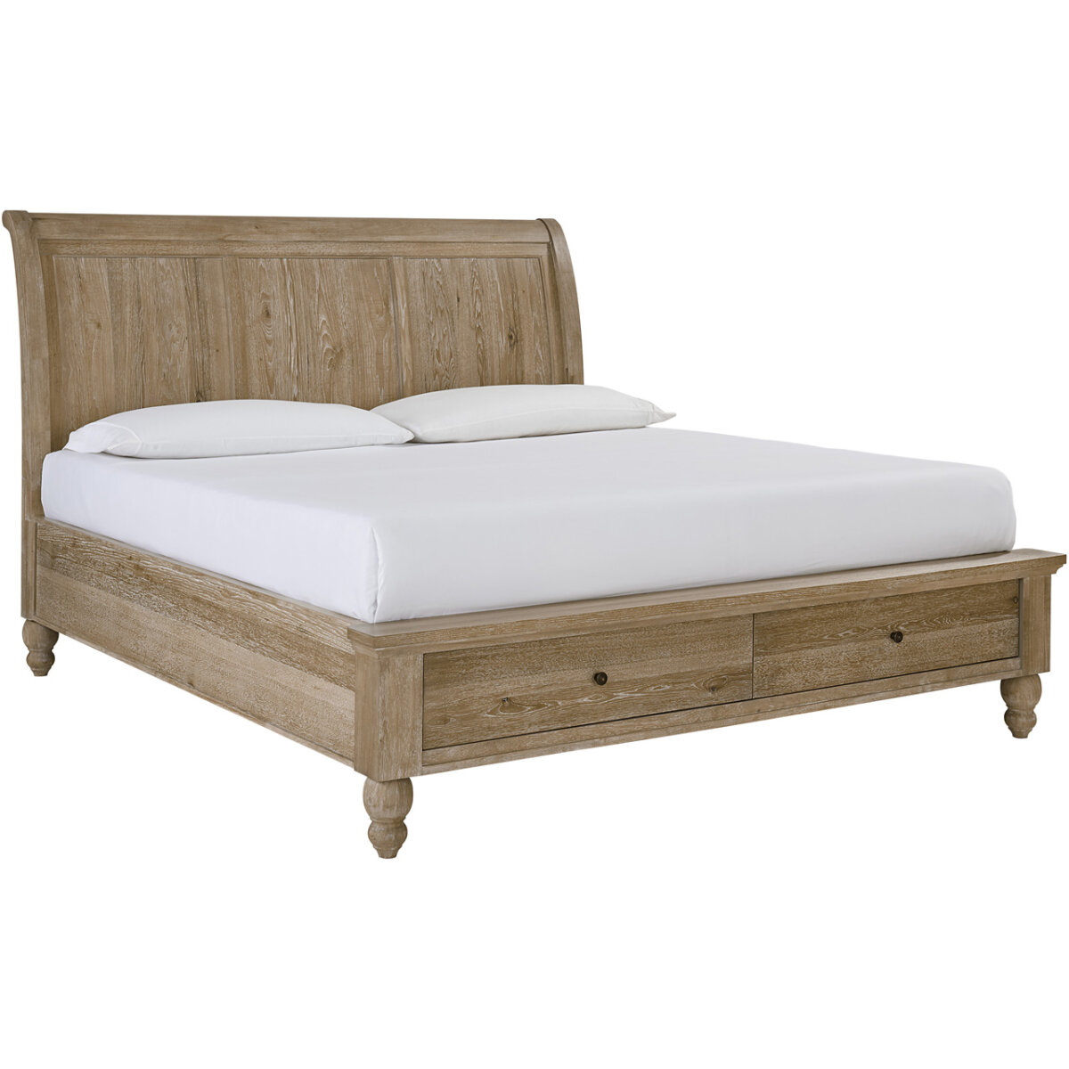 6a09a181ed0d68c80e2d510a26553e14 Cambridge Sleigh Bed ICB-400-KHK-KD-1 - Image 1