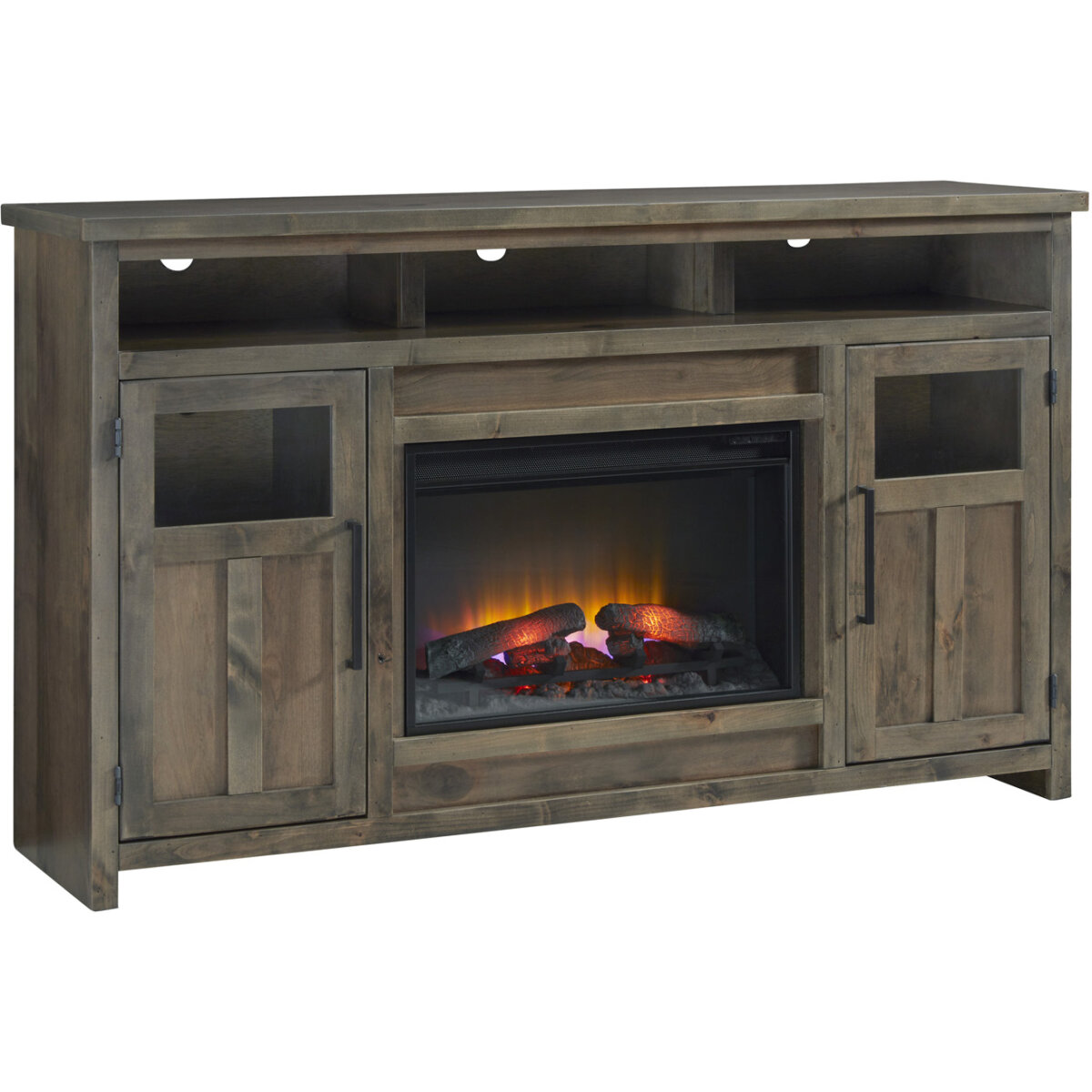 6b22a274598f16881c43aadac190b796 Finnegan 66" Highboy Fireplace DTT1940-SBR - Image 1