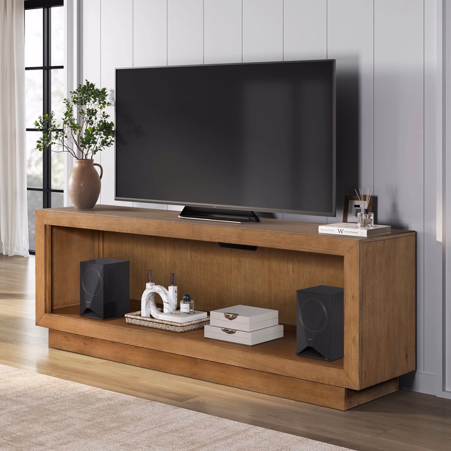 72dad9d9f593a611b1890987c928b154 Fireplace TV Consoles 79 Inch Fireplace TV Console - Image 1