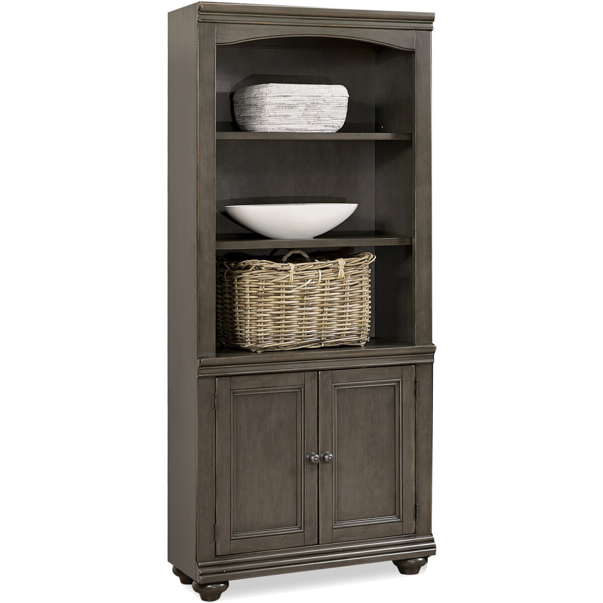 7d47de845eb25ae3e06f4ce1f980df27 Oxford Door Bookcase I07-332-PEP - Image 1