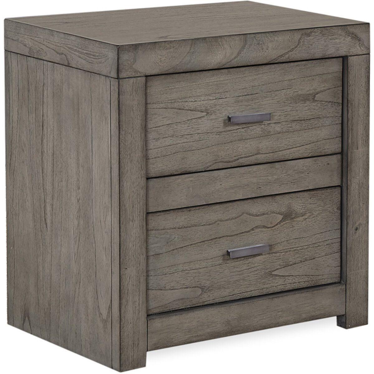 7de245bee410ec3e1c42834d8c6ce220 Modern Loft 2 Drawer Nightstand W/ Power IML-450-GRY-1 IML-450-GRY-1 - Image 1