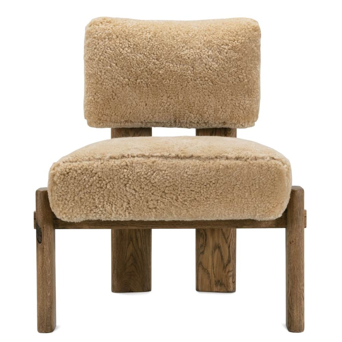 8013ec6d598f854e47189893f92ff41d Shearling Leather Cassius Chair - Image 1