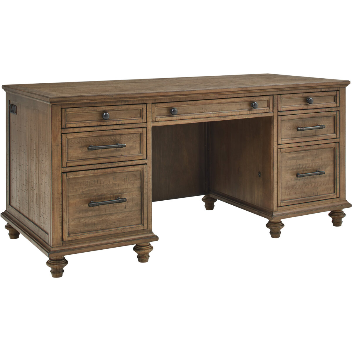 9e9c99bf9e1b3485881df7c84466ee0f Hensley 66" Executive Desk I3002-303 - Image 1