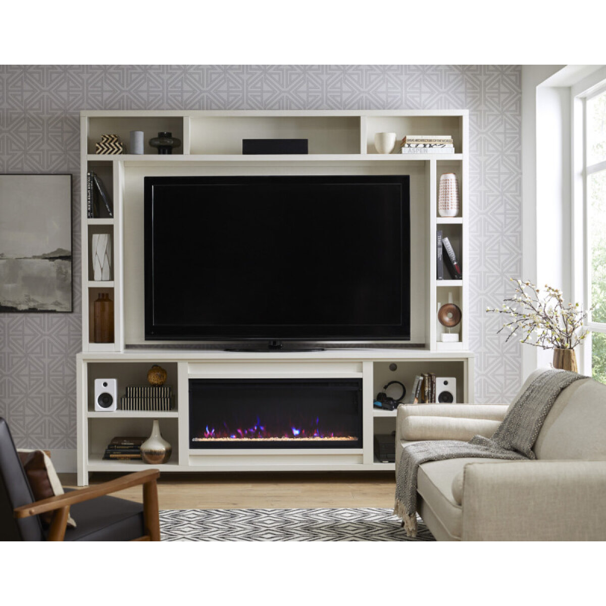 9f25eb255aedb511ef17f18c4fa4b584 Tatum 96" Hutch MUU1970H-BLK MUU1970H-BLK - Image 1