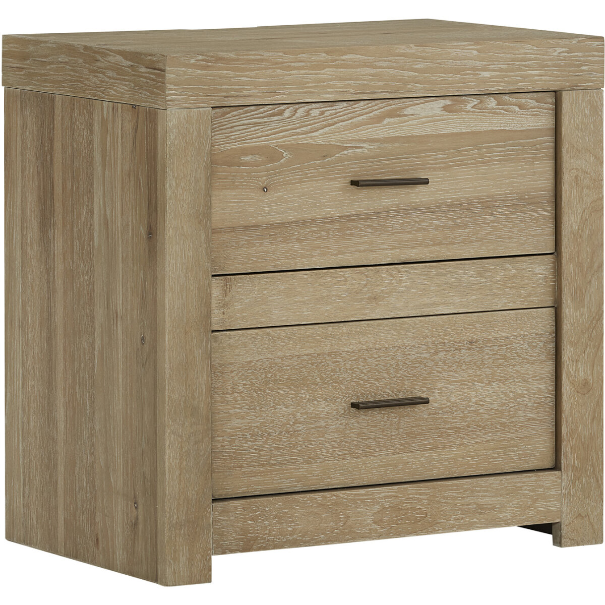 a7d5c56cab47707fc16520f29284da05 Modern Loft 2 Drawer Nightstand W/ Power - Image 1