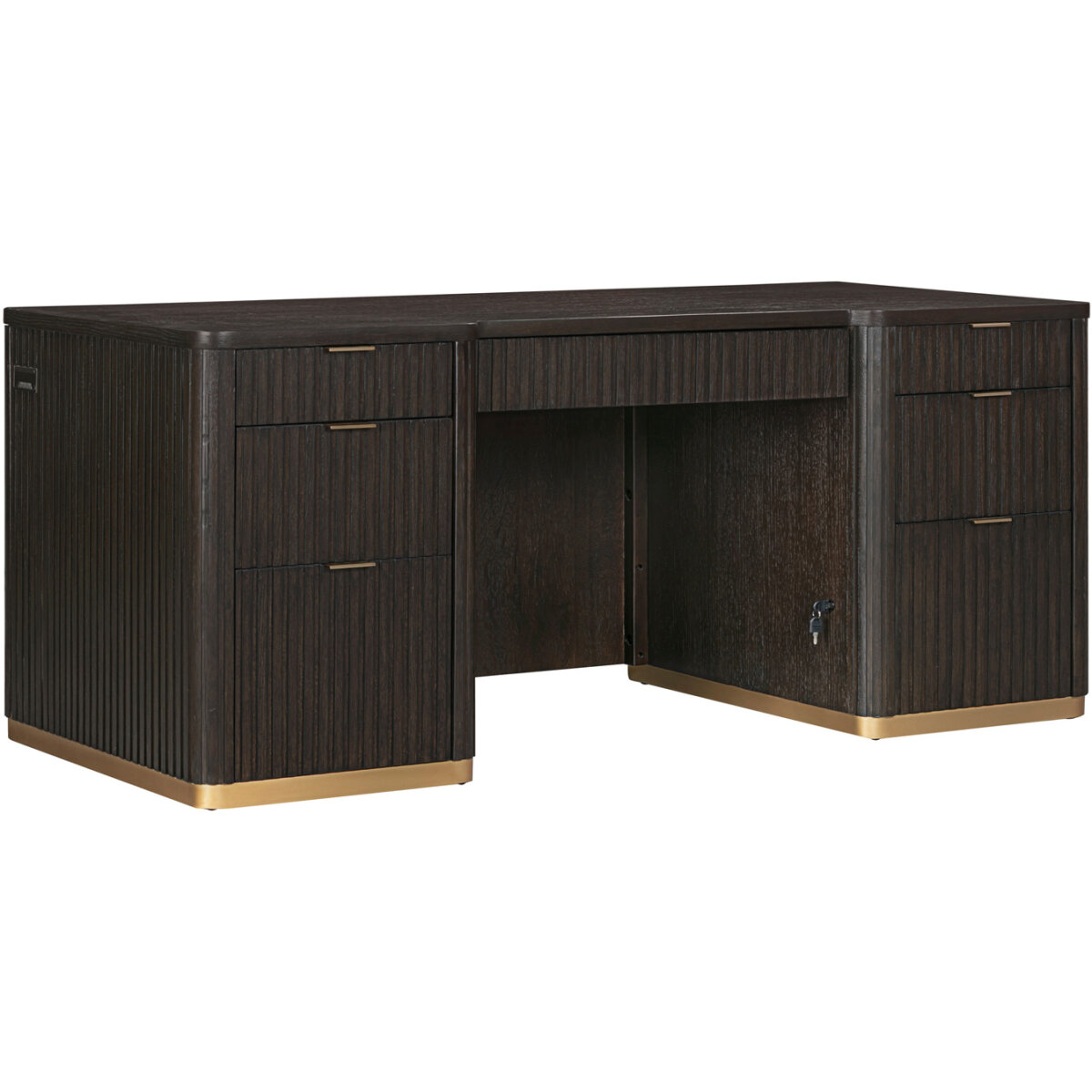 af8e994e2d45bd3a23a78ba9496f5cb9 Rylan 66" Executive Desk I3404-303-DRT - Image 1