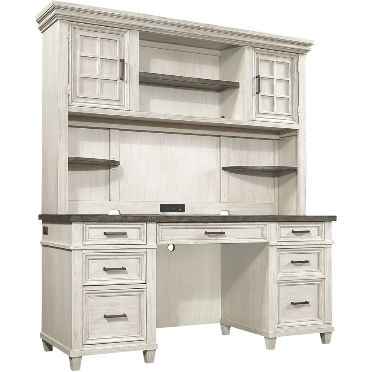 b0f5bf71216af8ef51bda960b33ba962 Caraway Credenza & Hutch I248HOGRP1 - Image 1