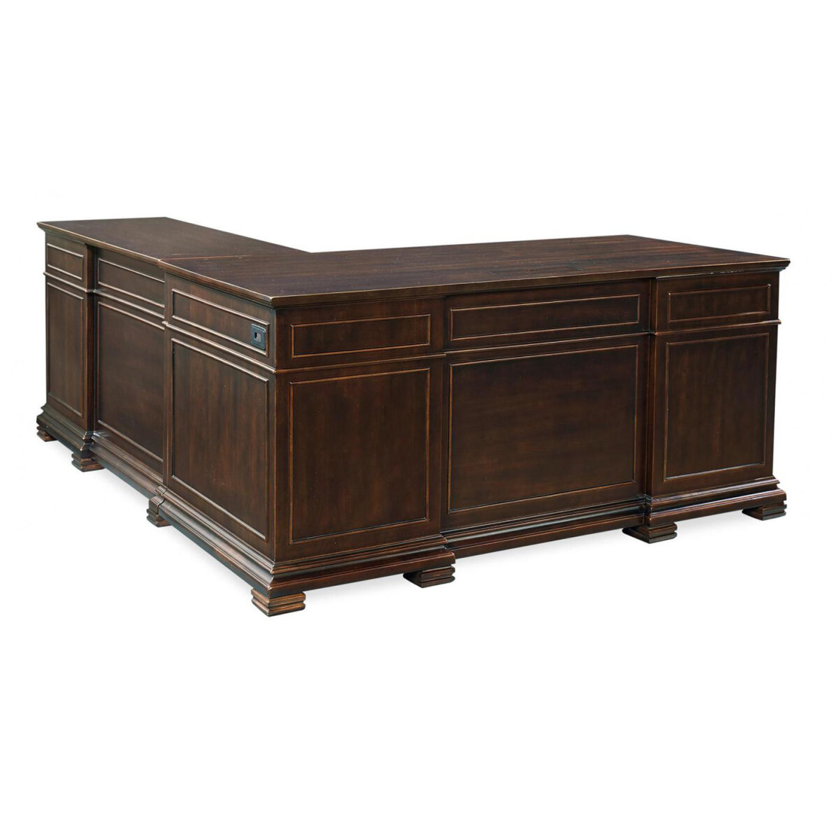 b9a288536a061cecde6a32453a8af5ad Weston L-shaped Desk I35HOGRP1 - Image 1