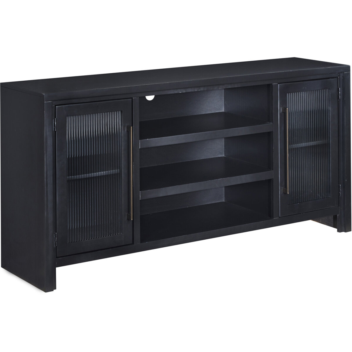 ba7a7264b0b893ab02c7bfd8d2b14abf Tatum 66" Console W/ 2 Doors MUU1242-BLK MUU1242-BLK - Image 1