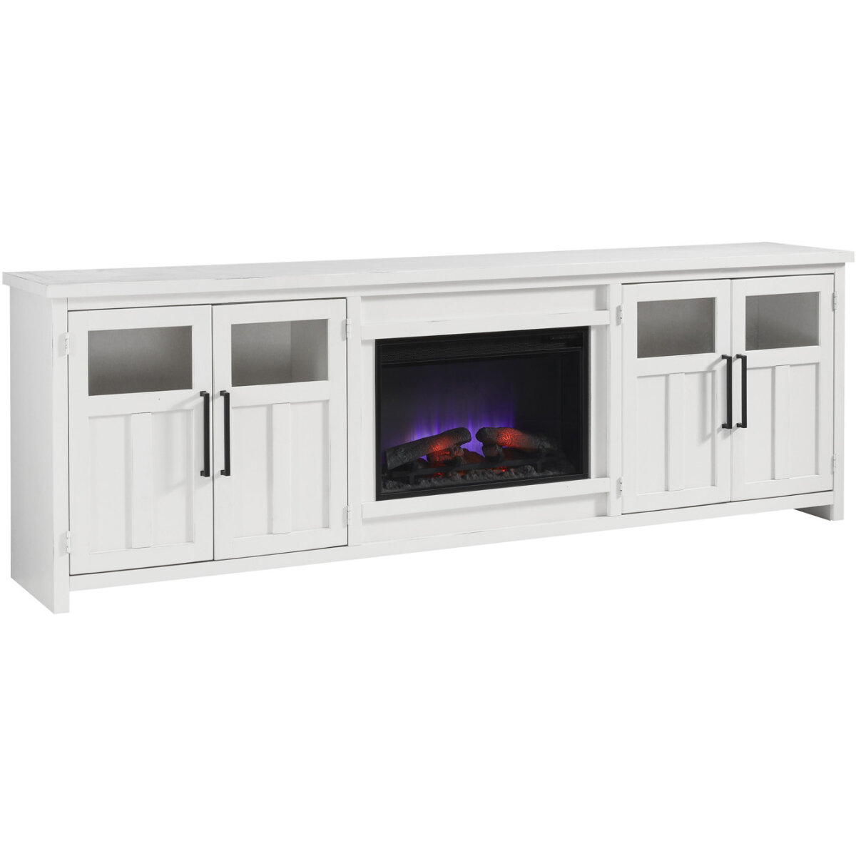 bac14f0da59e044162941cbfbd2f0e38 Finnegan 98" Fireplace Console - Image 1