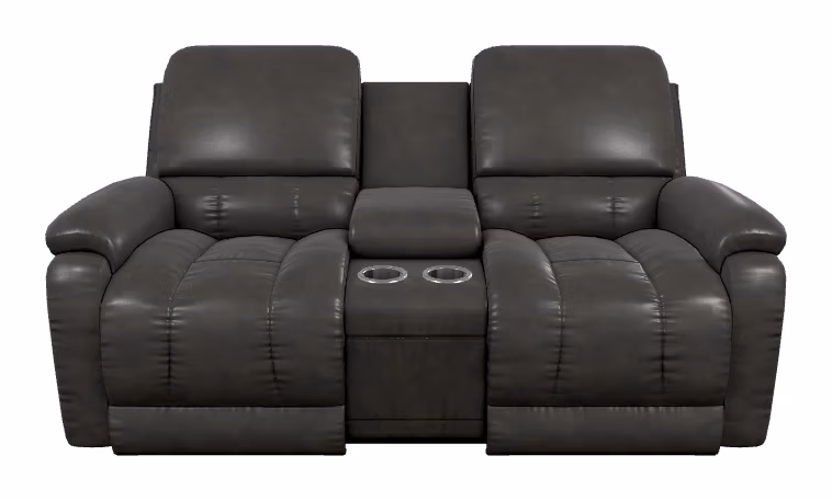 bdbc19ab4e1e7418059e61aee7e59c05 Greyson Power Reclining Loveseat w/ Headrest, Lumbar & Console - X49530 - Image 1