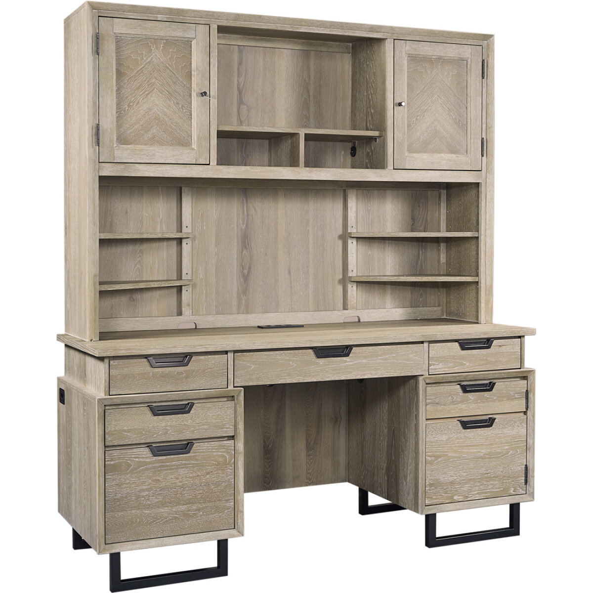 c7e82214e831571686838770fdac543d Harper Point 66" Credenza Desk - Image 1