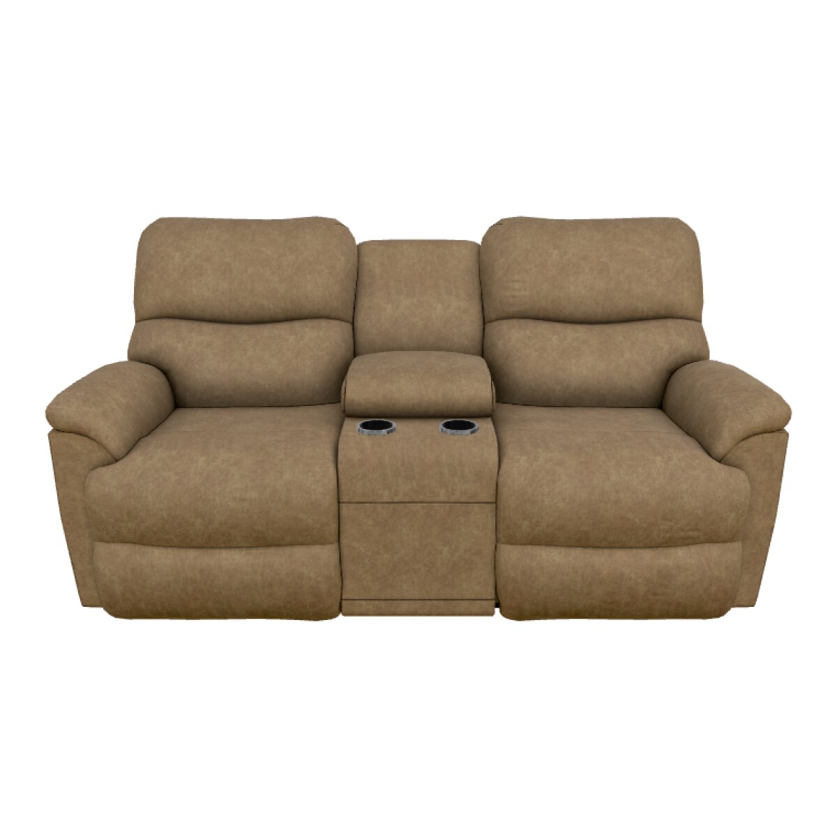 c9932d827dd4671fc9a3385711c21297 Trouper Power Reclining Loveseat w/ Headrest, Lumbar & Console - X49724 - Image 1