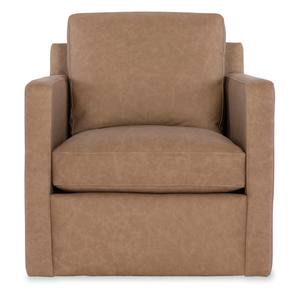 cd257af474020874b57eeedce3f97972 Letto Leather Swivel Chair - Image 1