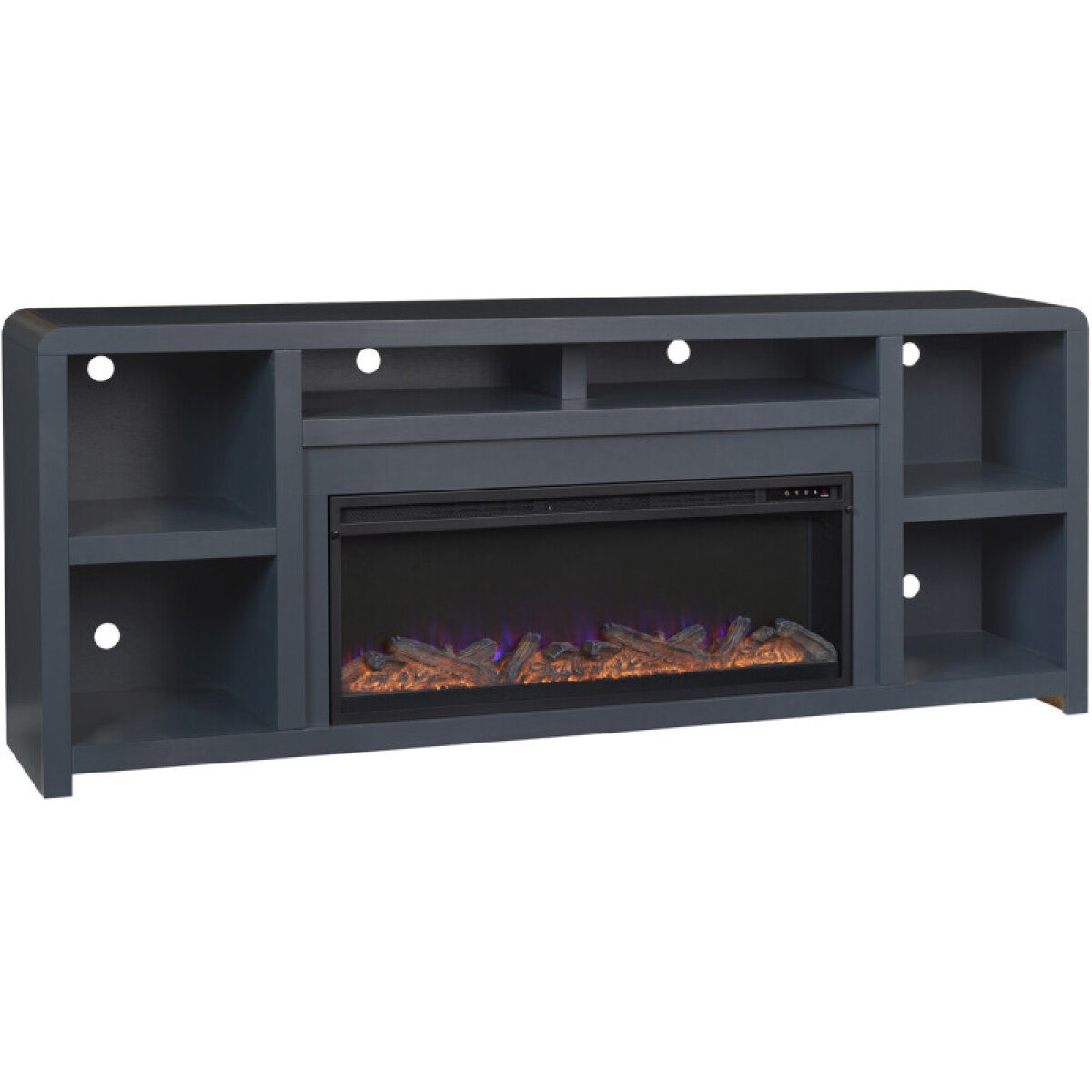 eae5c3b05b3d31fa785b0e4c060e8b8f Taylor 84" Fireplace Console MYY1960-MBL - Image 1