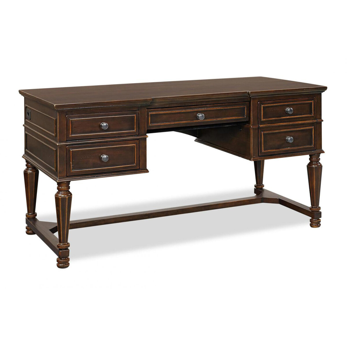 f9ac0e05e115c503e699710c72047e3d Weston 60" Half-ped Desk I35-371 - Image 1