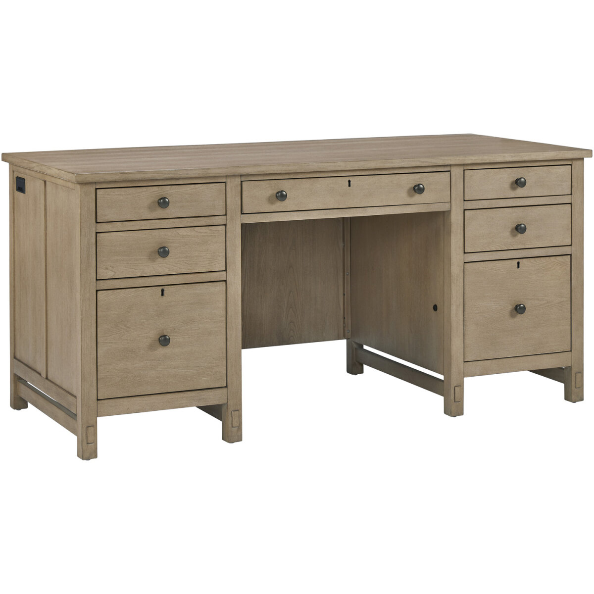 fce4056b73fe57982d048a1b4eae57e7 Emerson 66" Executive Desk I3017-303 - Image 1