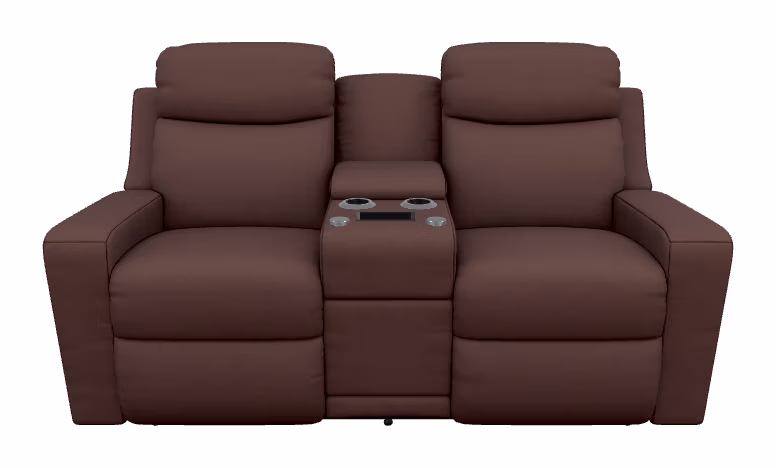 fffd781a9f94f3fdadedbb53a4592364 Emmons Power Reclining Loveseat w/ Headrest & Console - U49781 - Image 1