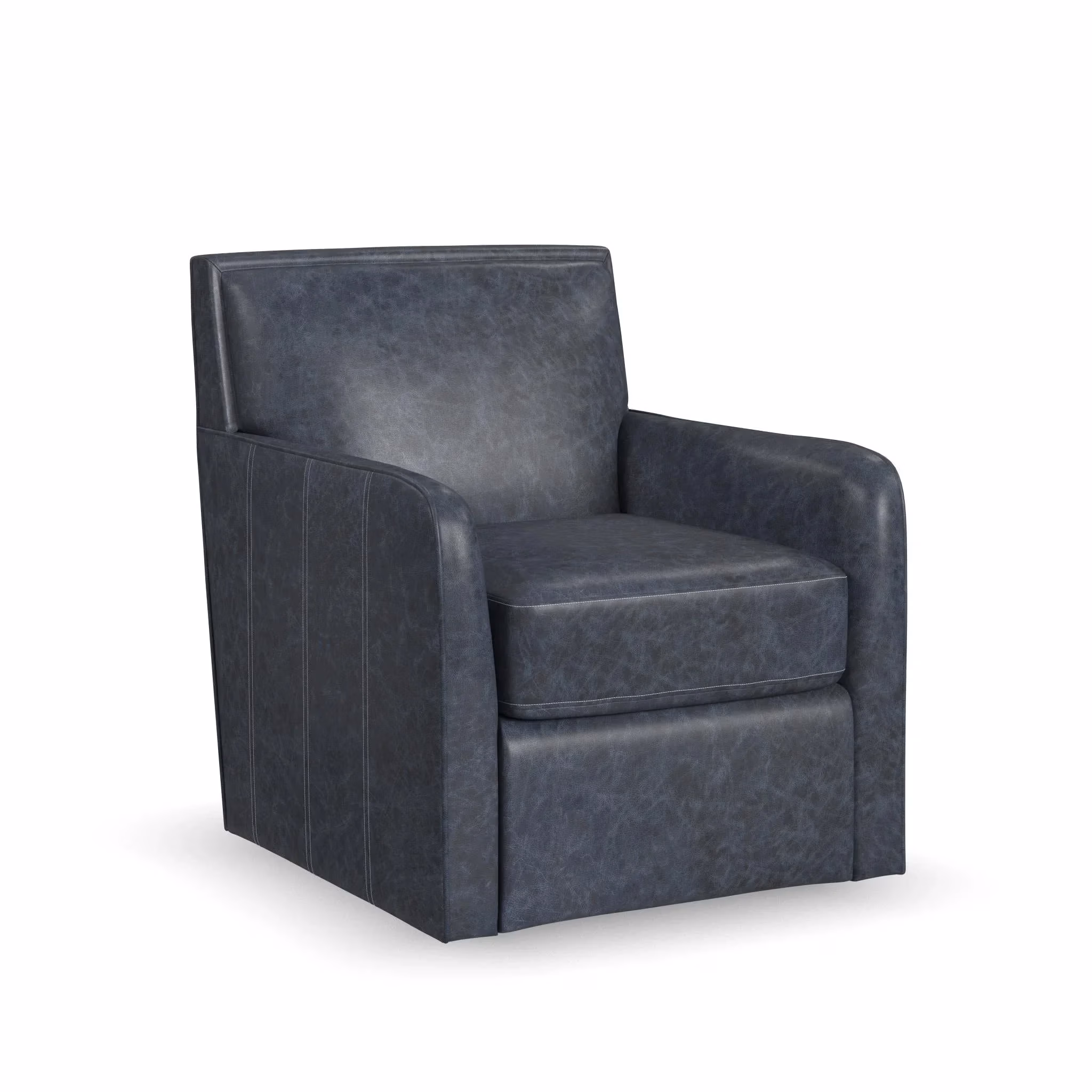 07ae91257955ef8c2b0c9594293abb31 Beckett Leather Swivel Chair - Image 1
