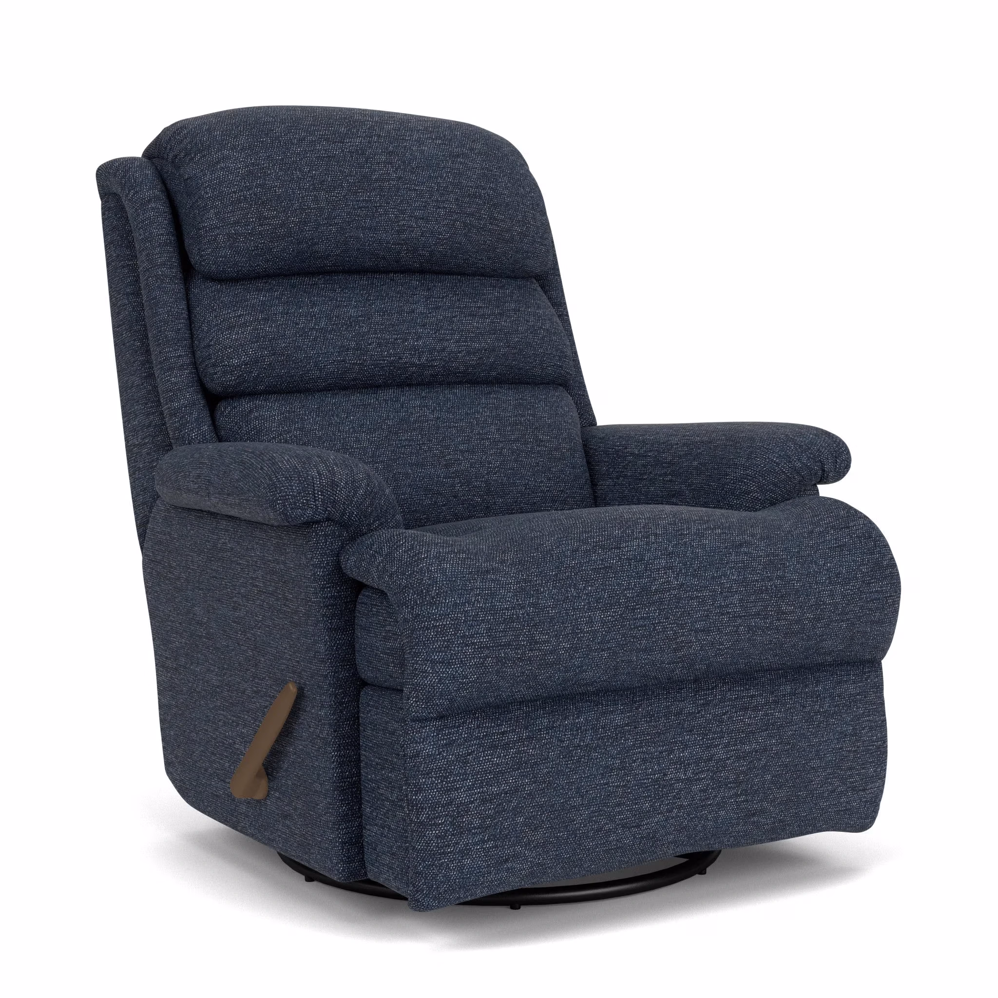 b4bd4ea9f009a200bf06062b7b9cf609 Yukon Fabric Swivel Gliding Recliner - Image 1