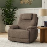 Zecliner Model 2+ Fabric Power Lift Sleep Recliner with Power Headrest, Lumbar, Heat & Massage - Image 2