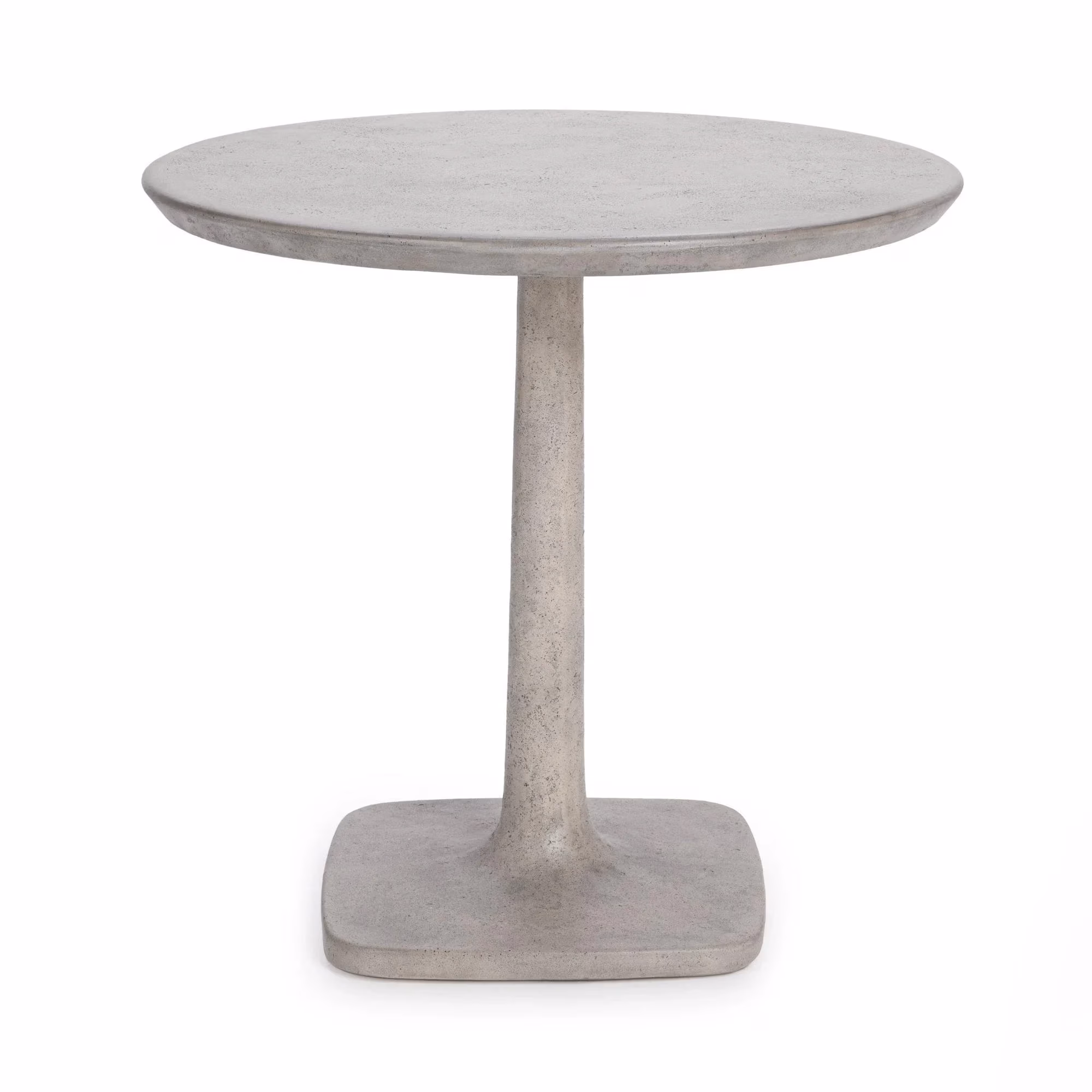0edc835619e844c2967af8e4f5fb9d77 Paulina 31" Outdoor Bistro Dining Table - Light Gray - Image 1