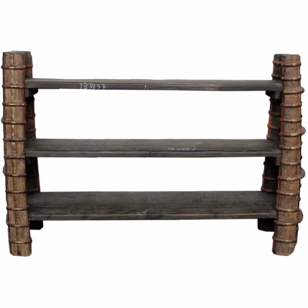 1e9dccc06d0305b37f412ed5208a3996 65" Reclaimed Wood Cart Rack - Image 1