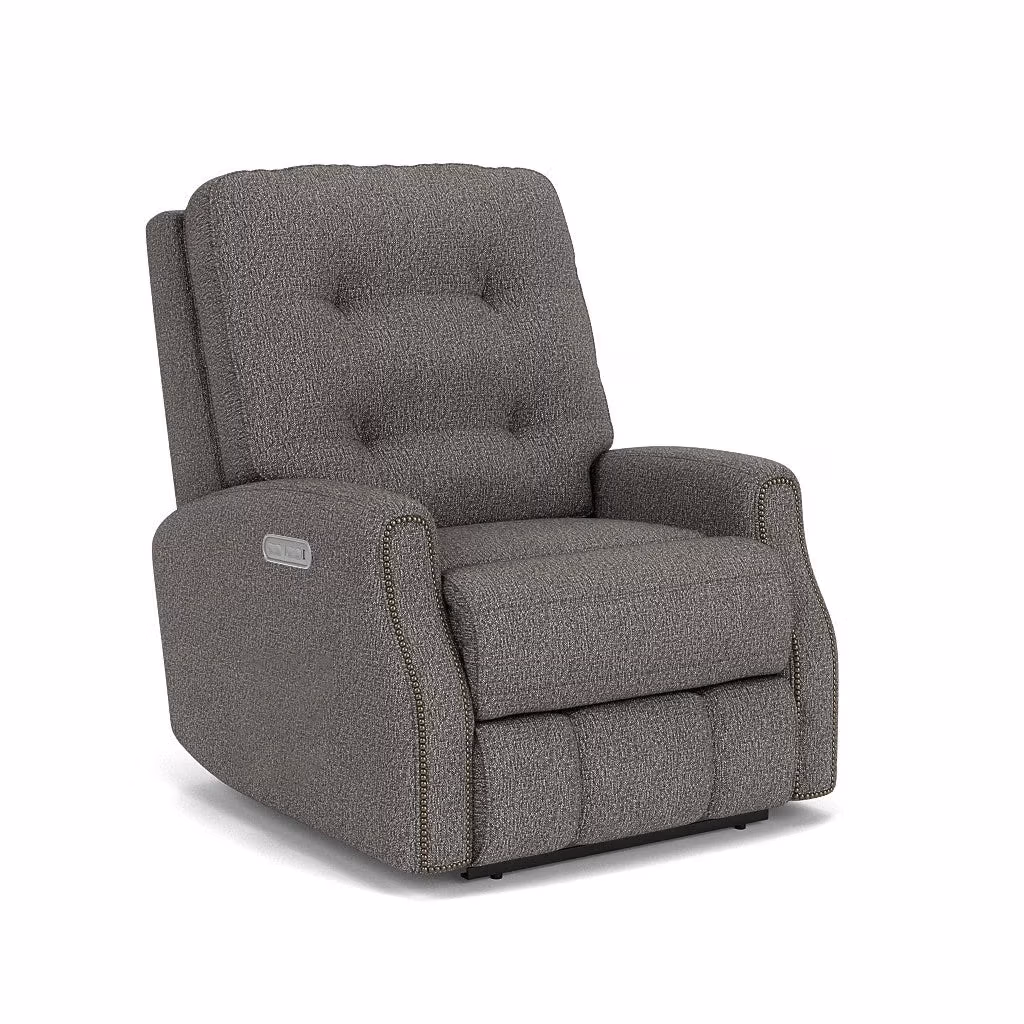 3d2cf09e5316ee23a101ae589f9938dc Devon Fabric Power Rocking Recliner with Power Headrest - Image 1