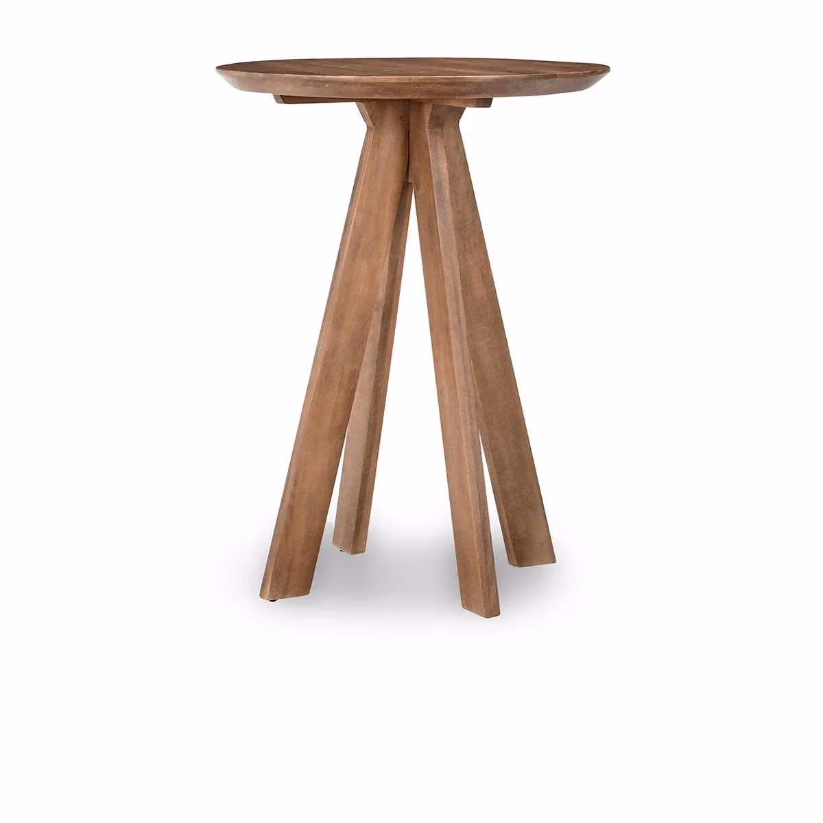 693fbbdfa833876e548a82819102b910 Rodrigo Solid Wood Round Bar Table - Hickory Brown - Image 1