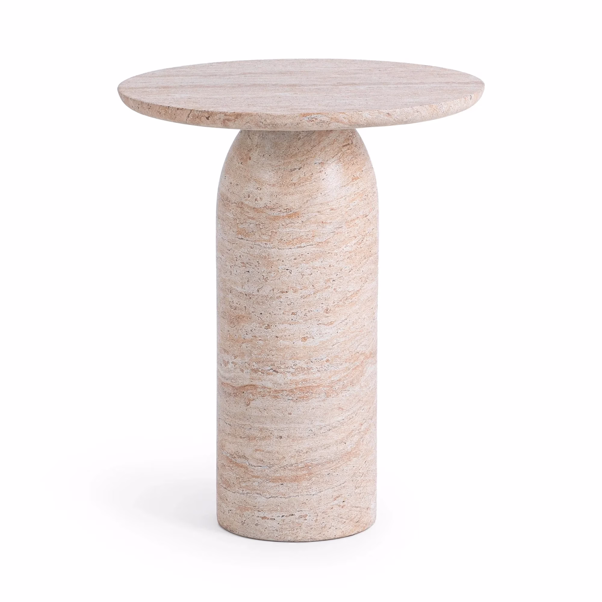 7d28bd25fe7ca512fccc73c31d8b8064 Sana Outdoor Round Accent Table - Beige - Image 1