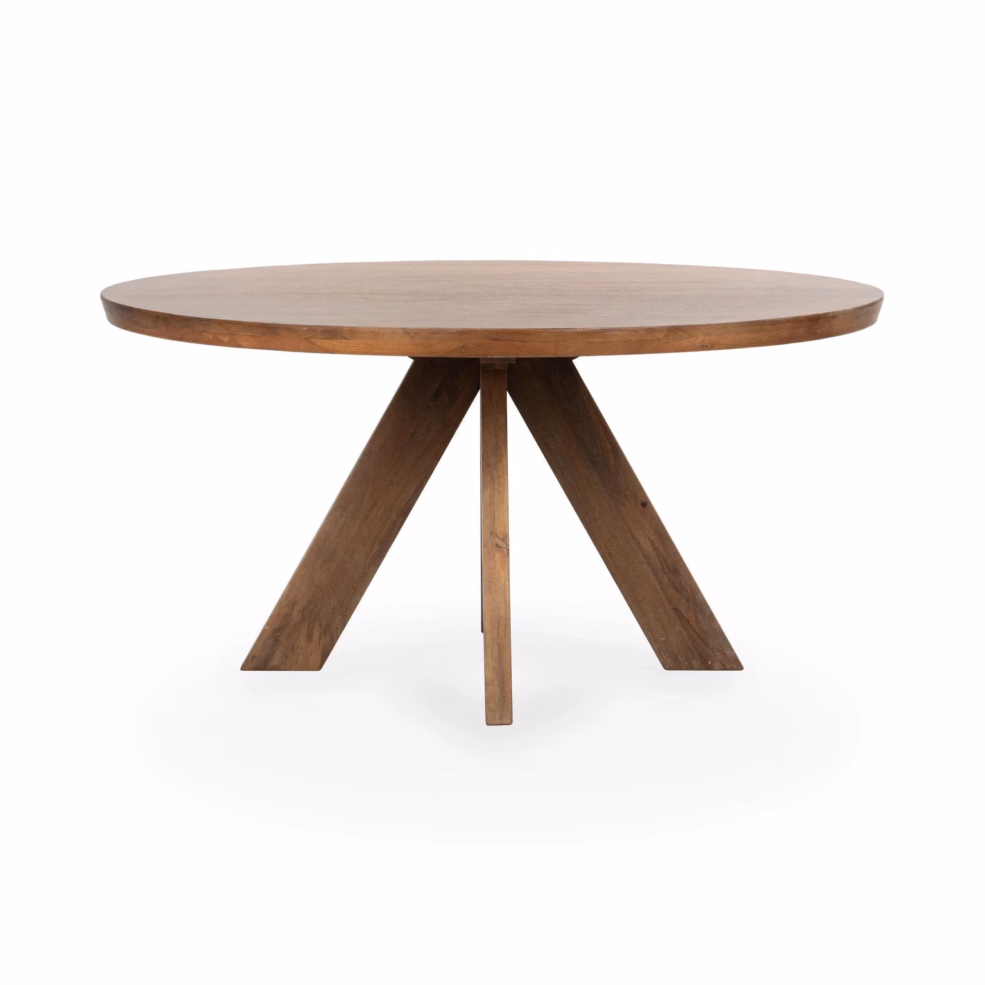 8bb1ff689fc0fb0fdacdc3f8a9987297 Rodrigo Round Dining Table - Hickory Brown - Image 1