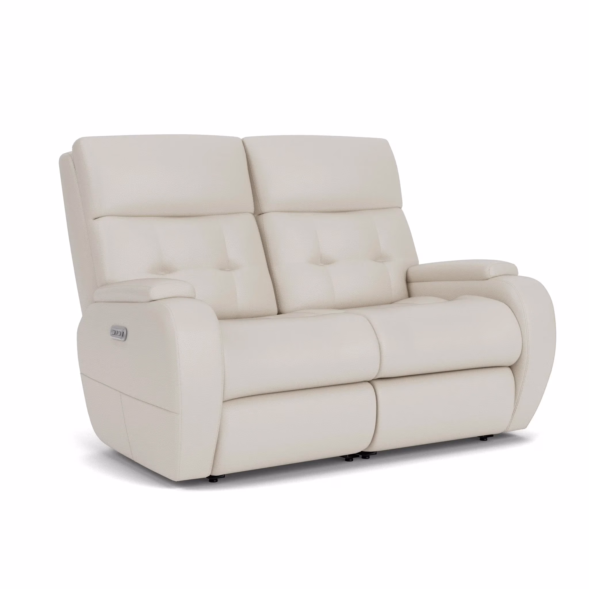 085035d6e10341feabfa72d82e071c16 Strait Leather Power Reclining Loveseat with Power Headrests - Image 1