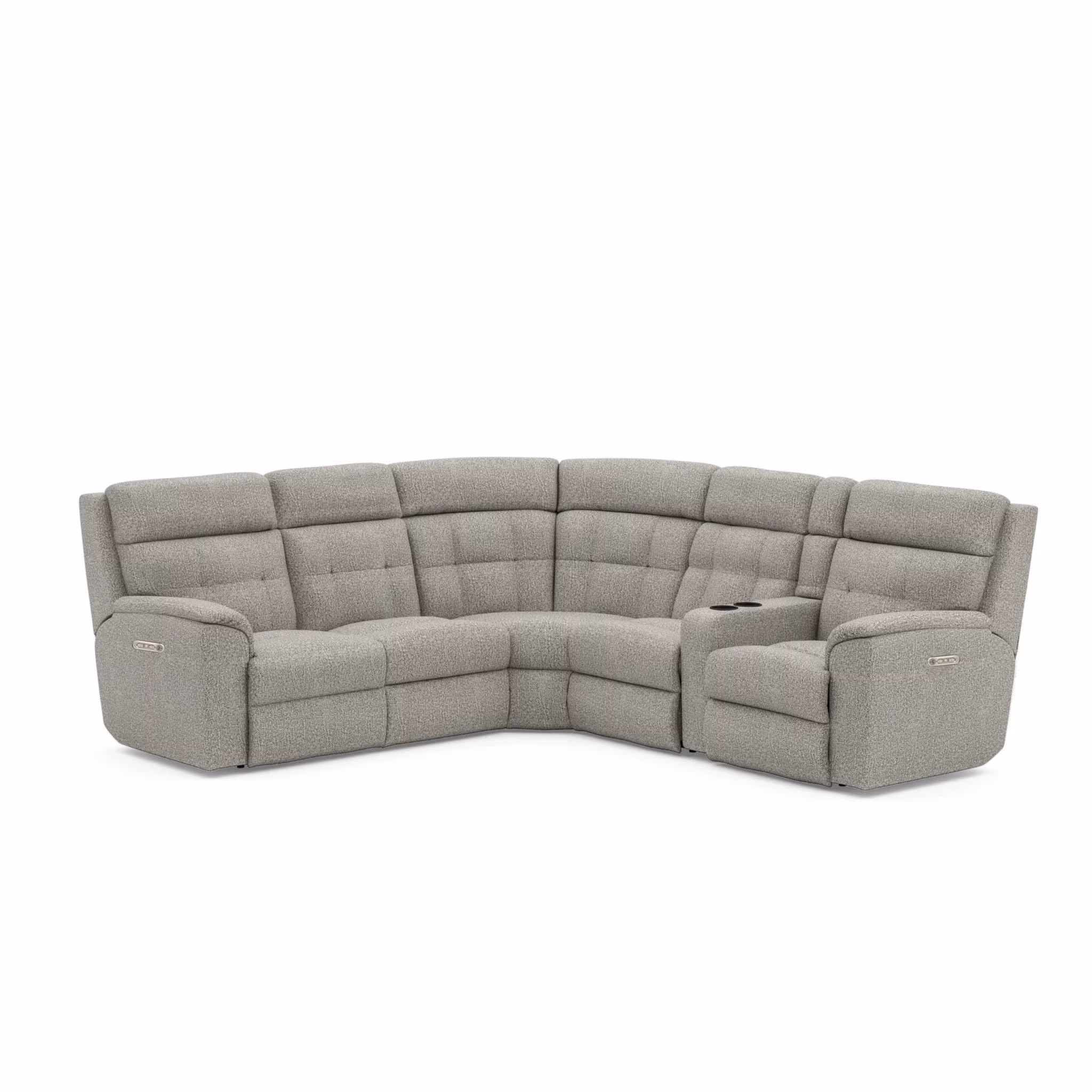 0cfe658b23047af58fb799f7680f8e3e Mason Fabric Power Reclining Sectional with Power Headrests - Image 1