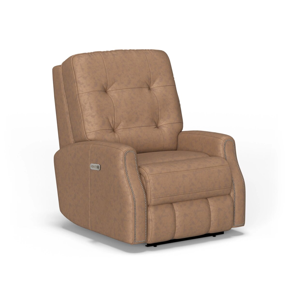 13bb3178f5339d51a4749e664ef7874f Devon Leather Power Recliner with Power Headrest - Image 1