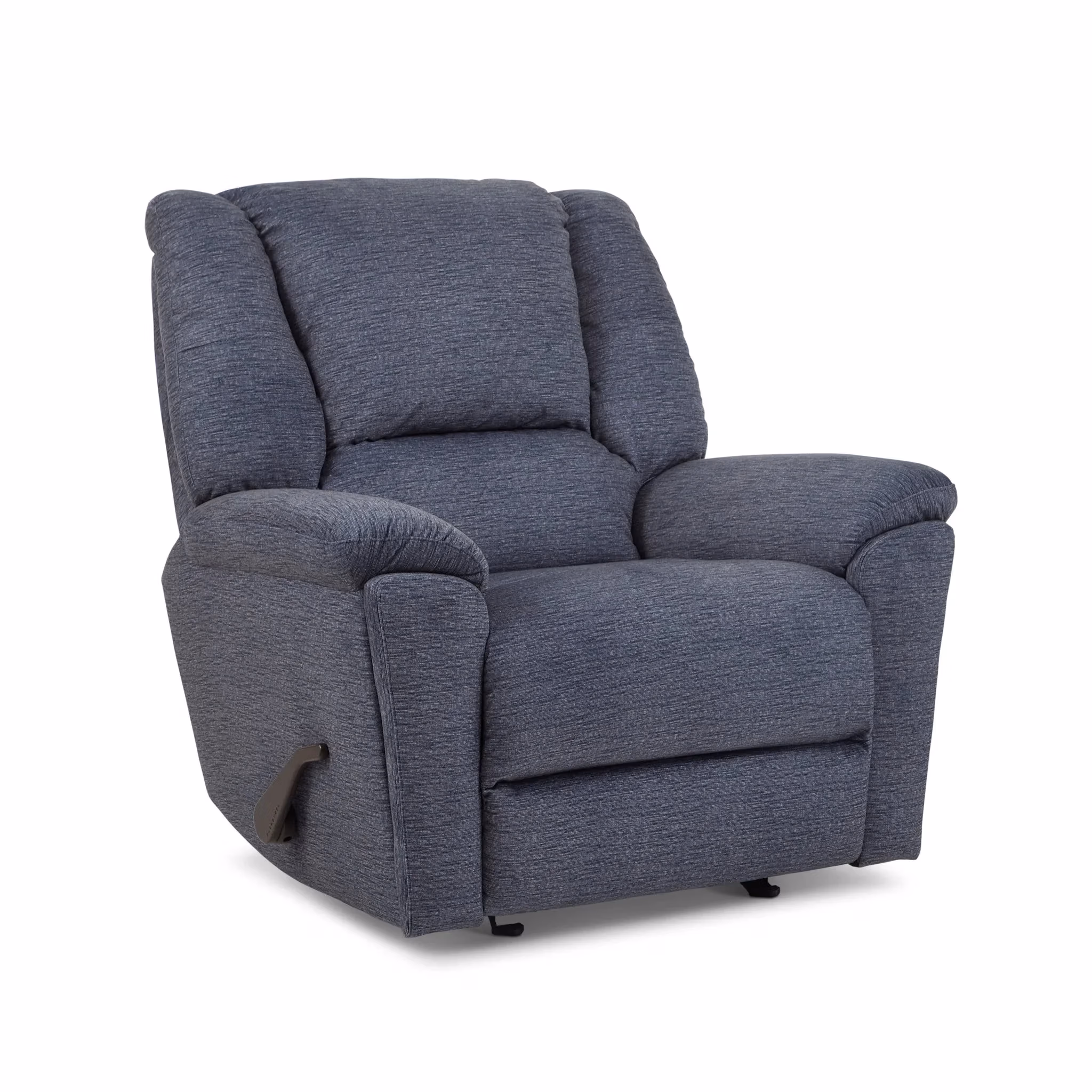 15af227efb1456d7a7ff4209f2ce8313 Plush Fabric Gliding Recliner - Image 1