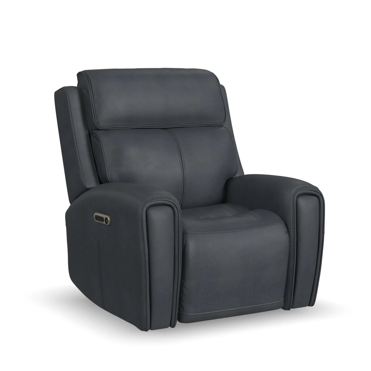1812d7245708d82d7b406b887e4925df Warren Leather Power Recliner with Power Headrest & Lumbar - Image 1