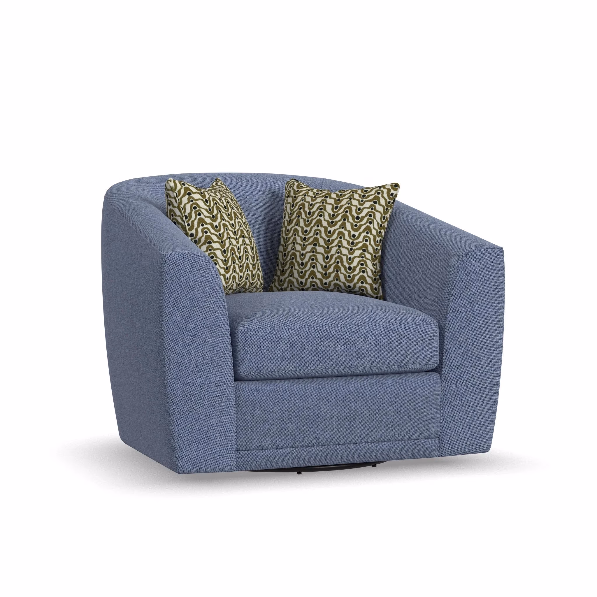 185ebf7a92bc2d611de0eb5100316982 Jewel Fabric Swivel Chair - Image 1