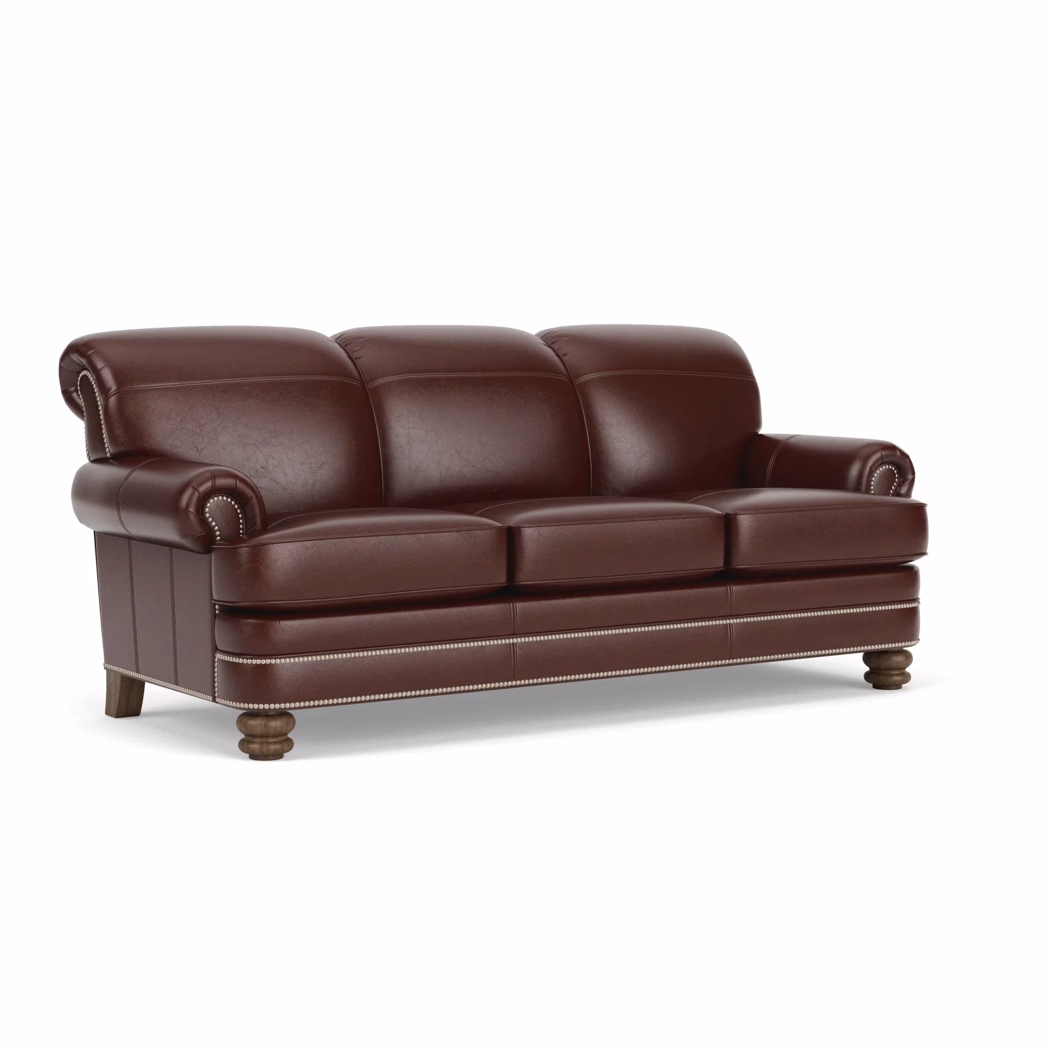 1cf9530b9c246e1daaf8b85c99ee7d18 Bay Bridge Leather Sofa - Image 1