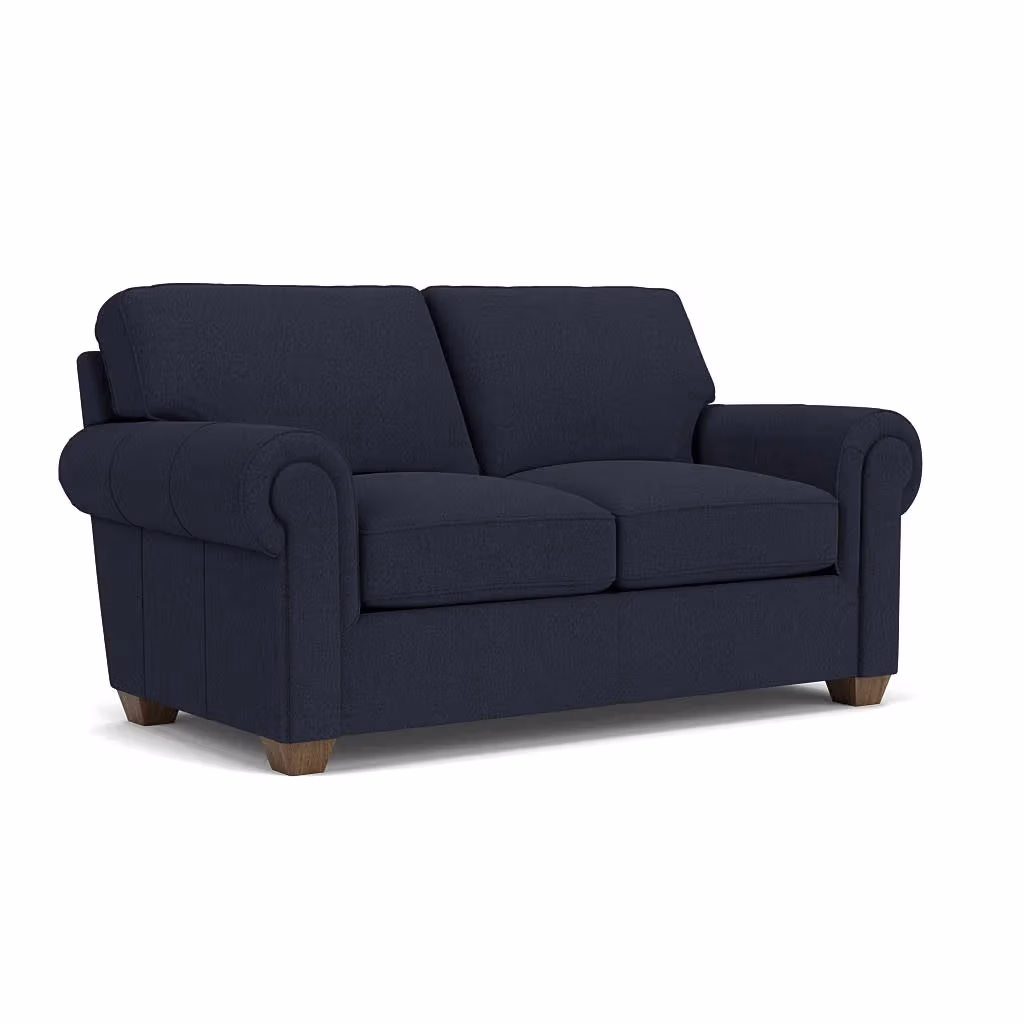 21ff94457d5b2f2549eb1c2f1e3569c7 Carson Leather Loveseat - Image 1