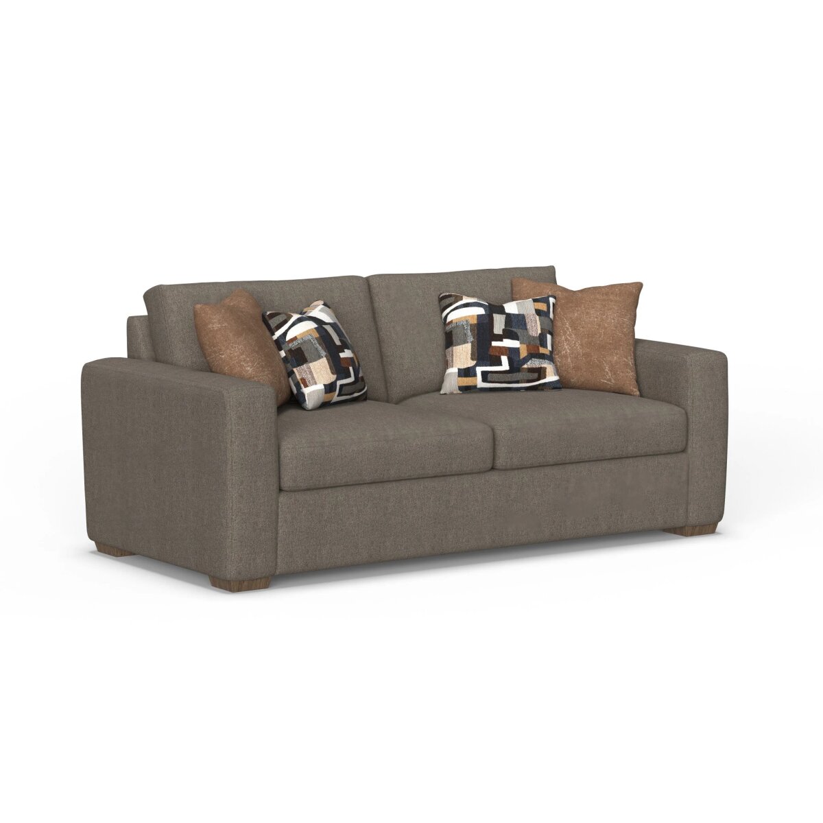 2c4a61d3096521a0b32cedb754cbdd23 Collins Fabric Two-Cushion Sofa - Image 1