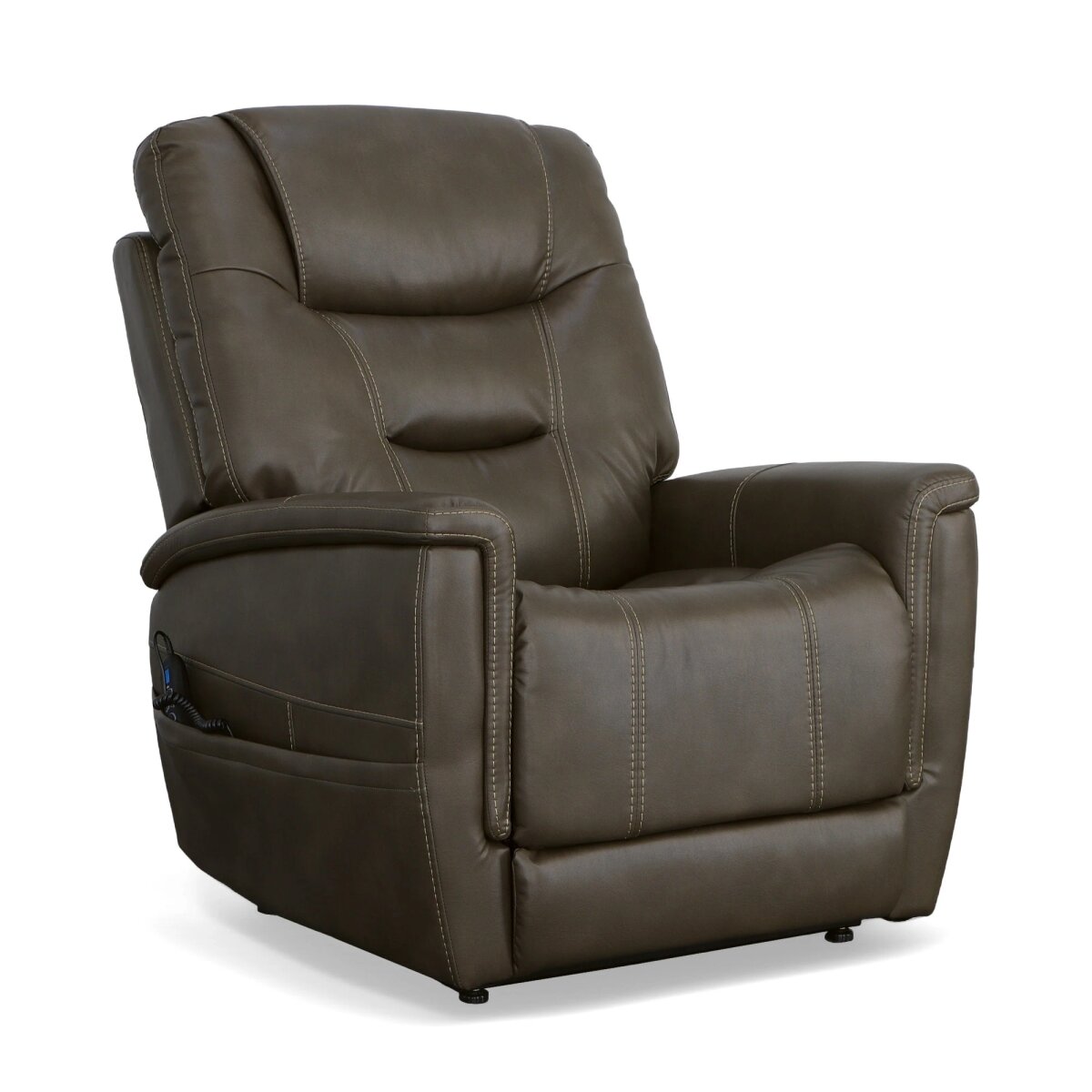 2fc62514186bfd00f0e9e53d0a483f37 Shaw Fabric Power Lift Recliner with Power Headrest & Lumbar - Image 1
