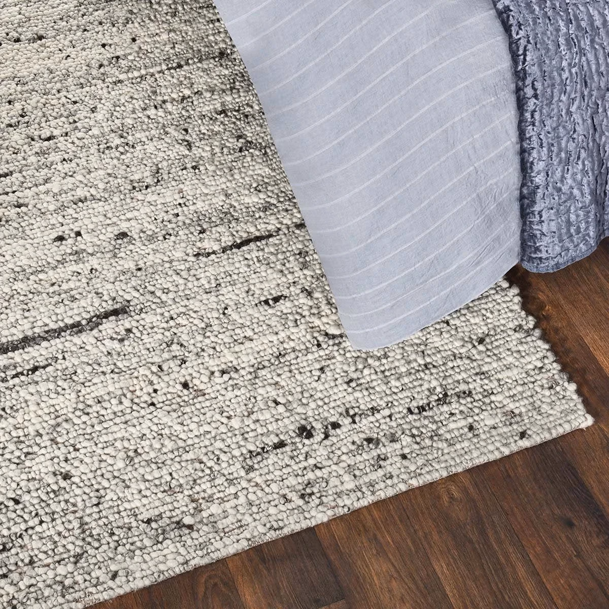 398bb04dbd0eec1c4d547f8cddefa25e Loomis Rug - Ivory/Gray / 5'x8' / Rug - Image 1