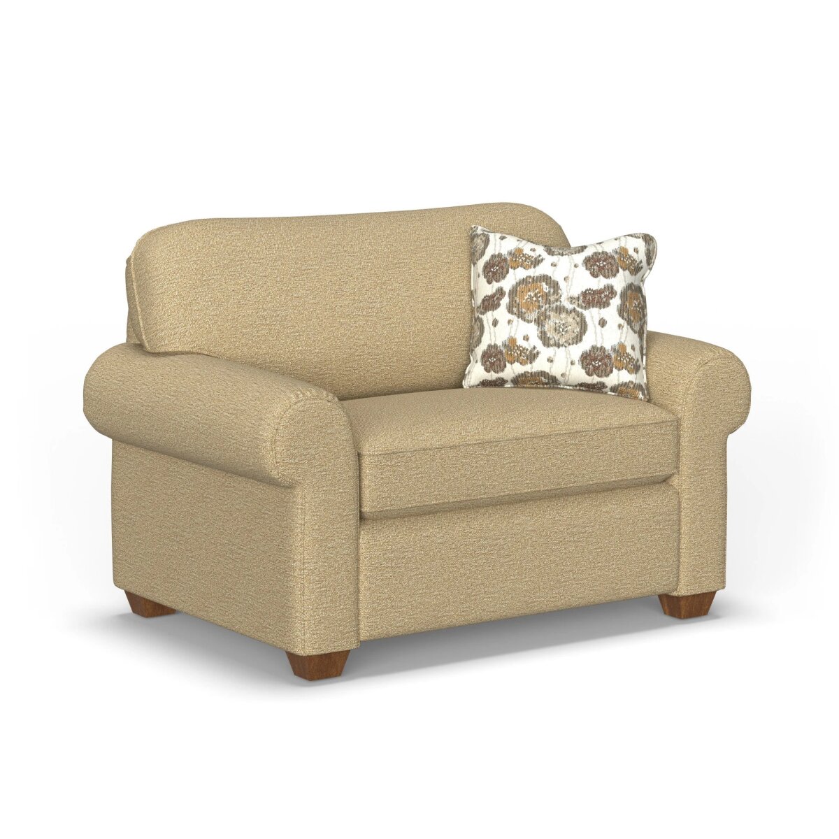 47ce1db54a7953d4ff32985378f3bd7b Thornton Fabric Chair and a Half - Image 1