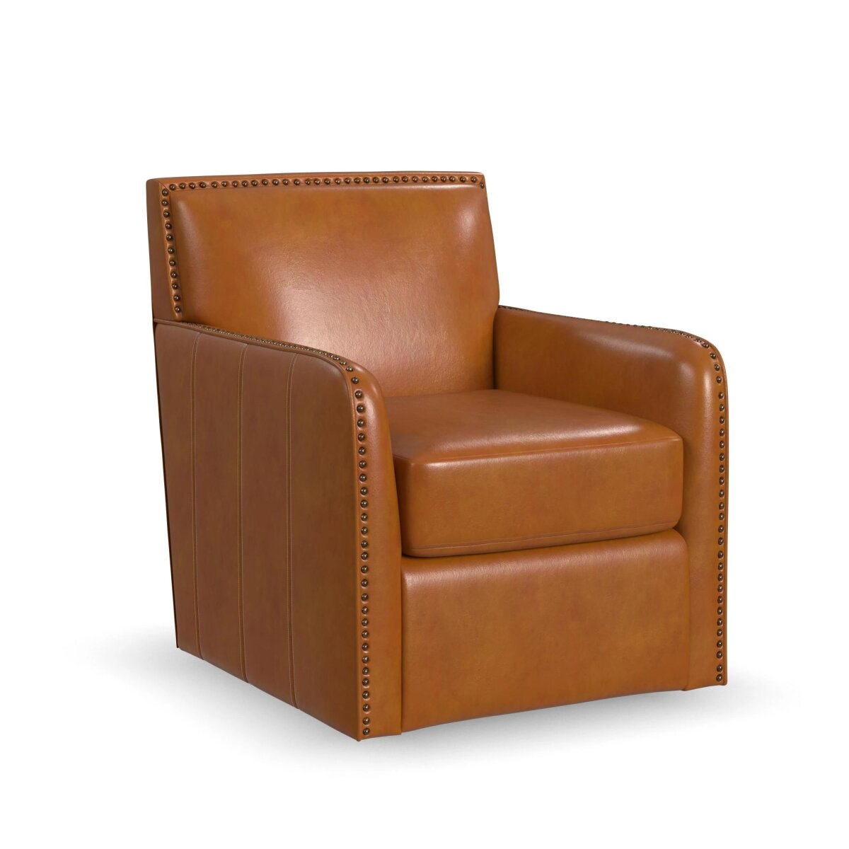 47f539d05dcee47a23149e2b8fd3004c Beckett Leather Swivel Chair - Image 1