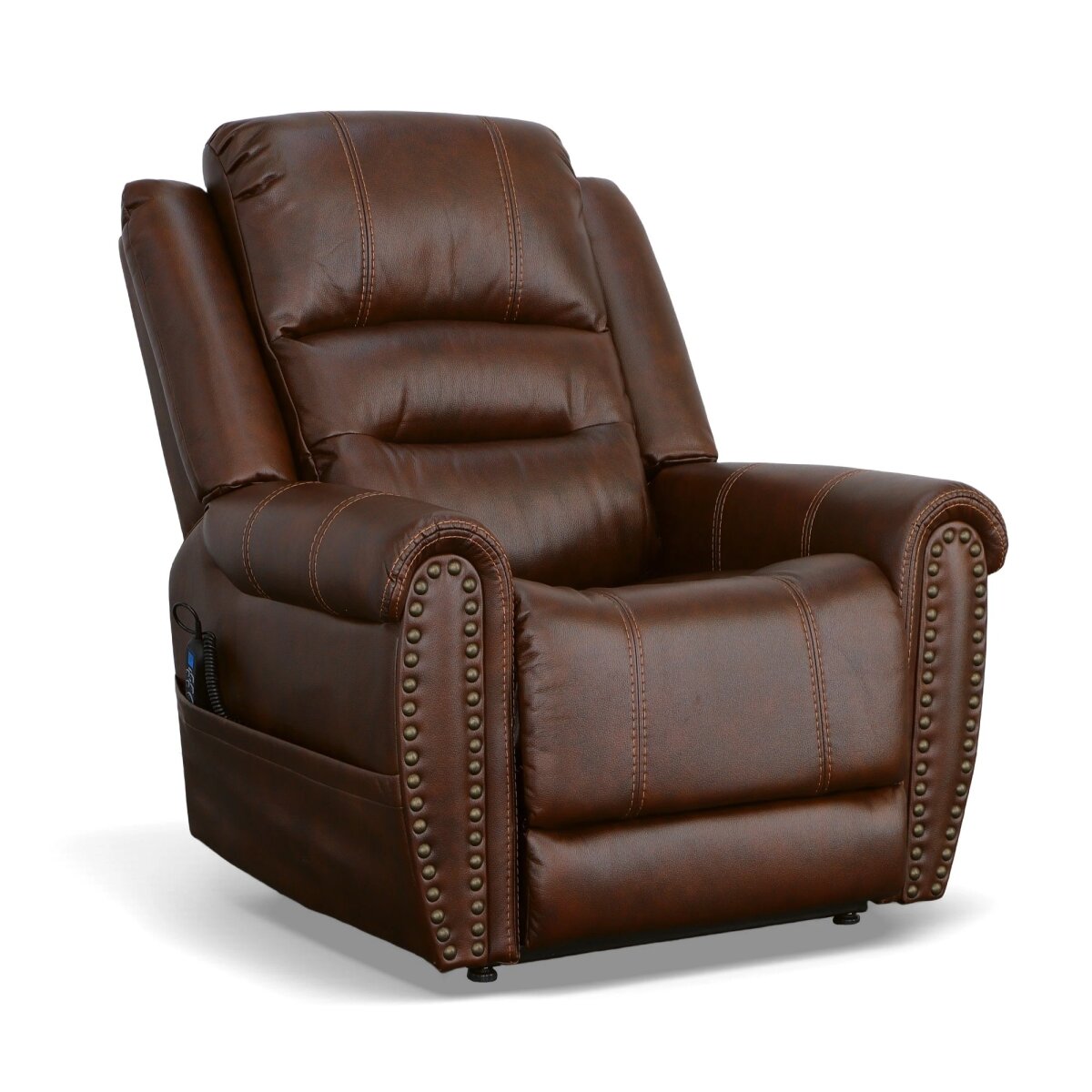 4cc637dcd4994b6c082657dad6b7ade8 Oscar Fabric Power Lift Recliner with Right-Hand Control & Power Headrest - Image 1