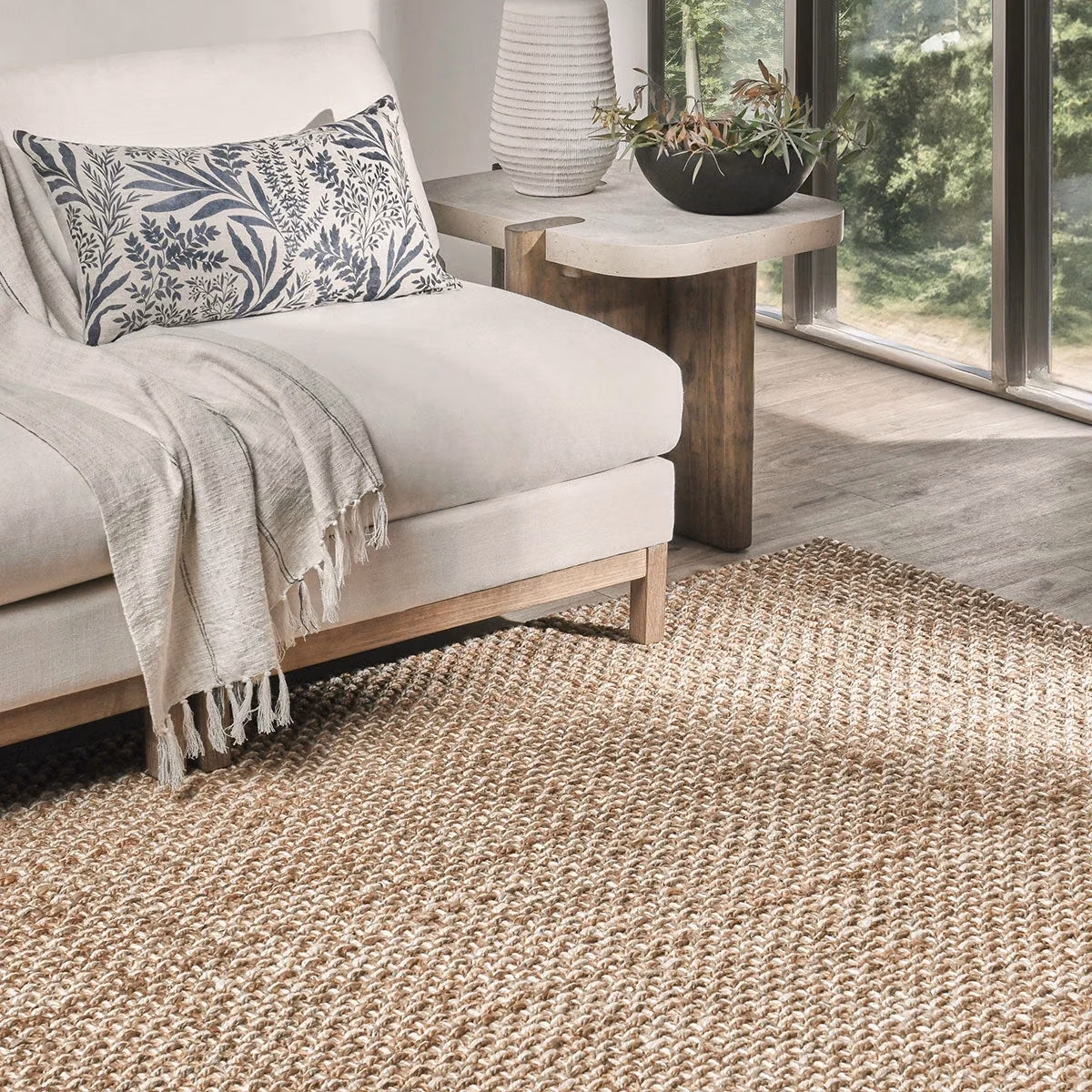 507244a7ec738b4572d1bb460b97aa9e Panama Rug - Bold Stripe Natural/Ivory / 9'x12' / Rug - Image 1