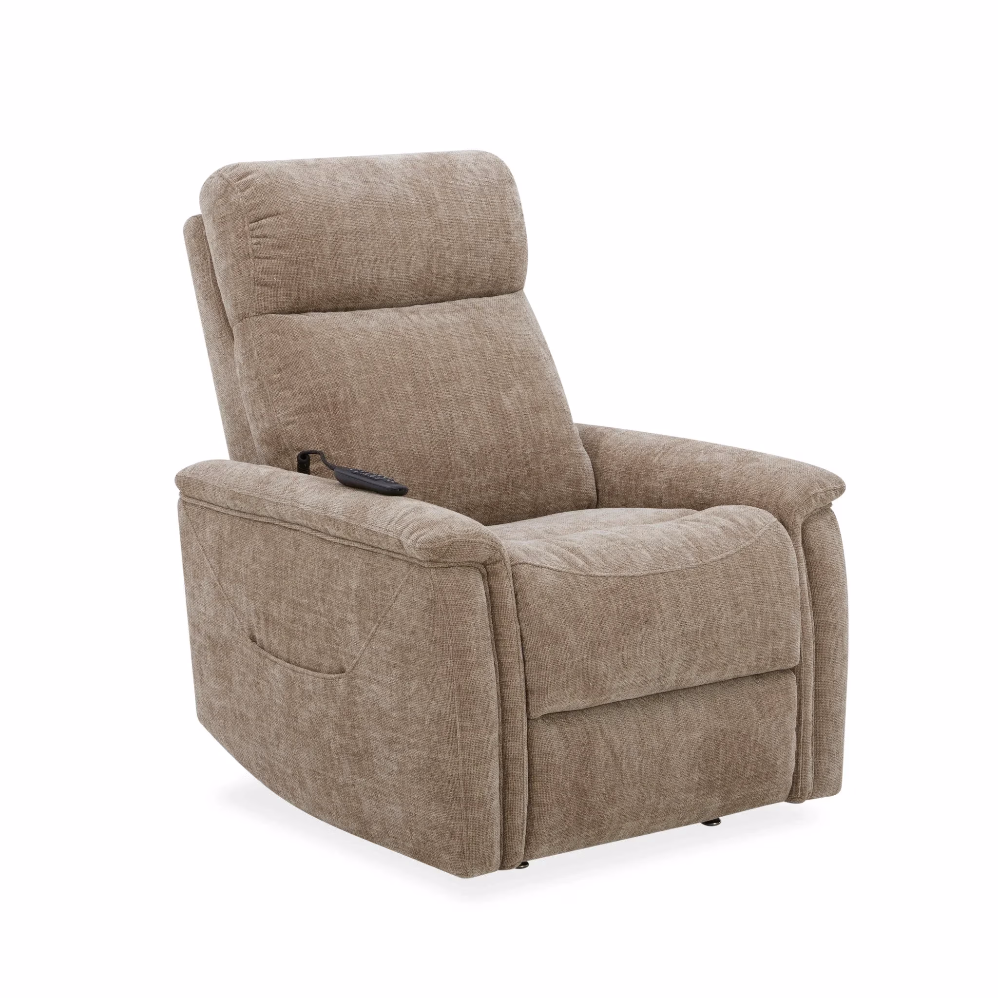 5da75666c96b5a14a1a1313a09de7ea7 Luma Petite Fabric Petite Power Lift Recliner with Power Headrest, Lumbar, Heat & Massage - Image 1