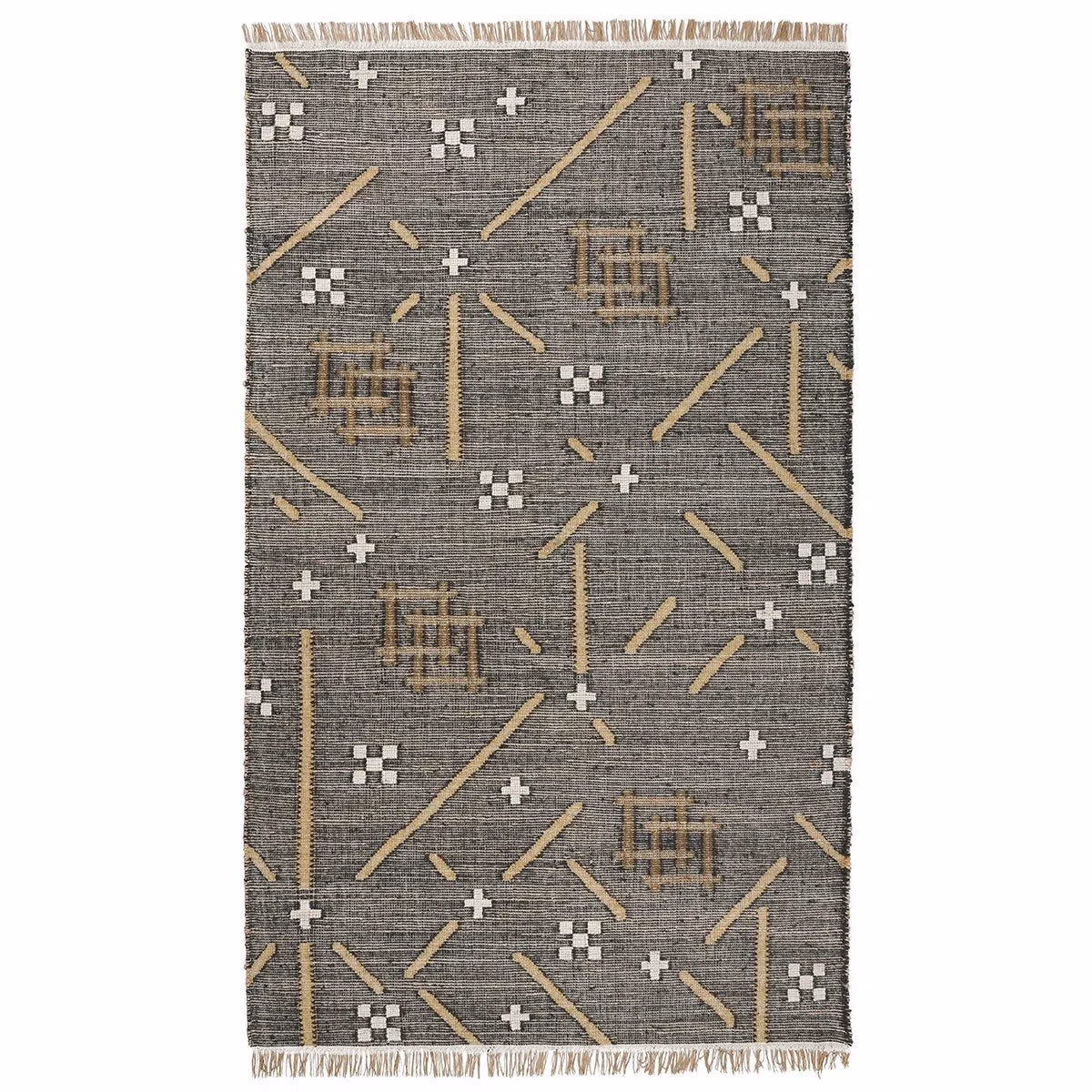 63cbe8986ef9a4f23839b7325fa59919 Belfast Rug - Caviar Black Multi / 1'x1' Swatch / Swatch - Image 1